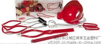 陽(yáng)廠家直銷鴻享JX-525廚房5件套罐頭夾 出口歐美品質(zhì)，日用佳品